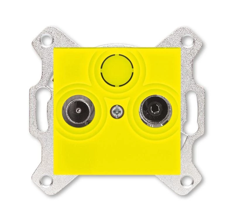 ABB Розетка TV-R Levit оконечная желт.  2CHH083503A6064
