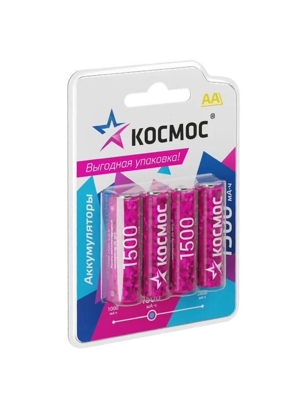 Фото КОСМОС KOCR6NIMH1500mAh4BL