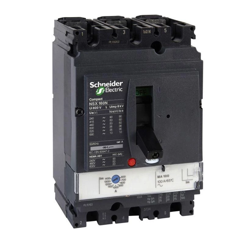 Schneider Electric Выключатель авт. 3п 3т NSX160N 150А MA150 SchE LV430832