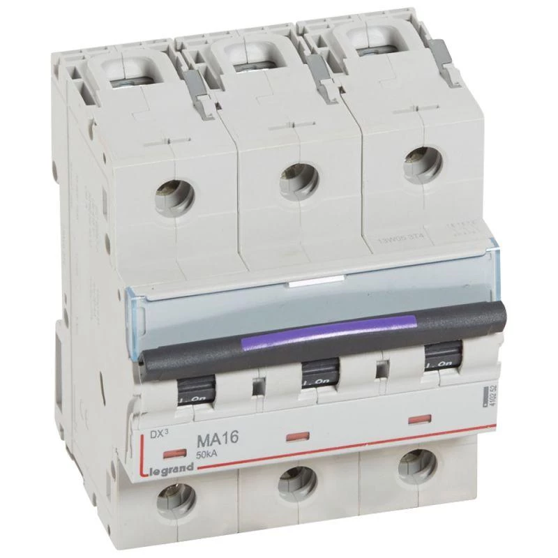 Legrand Выключатель автоматический модульный 3п MA 16А 50кА DX3 Leg 410252