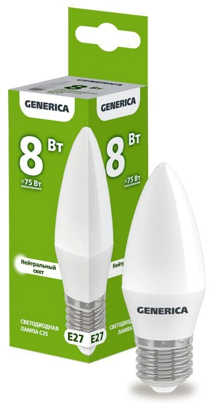 Фото GENERICA LL-C35-08-230-40-E27-G