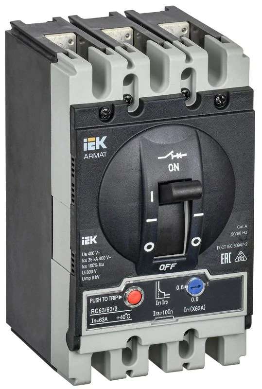 Фото IEK AR-MCCB-3S-035-0063A-ATUC