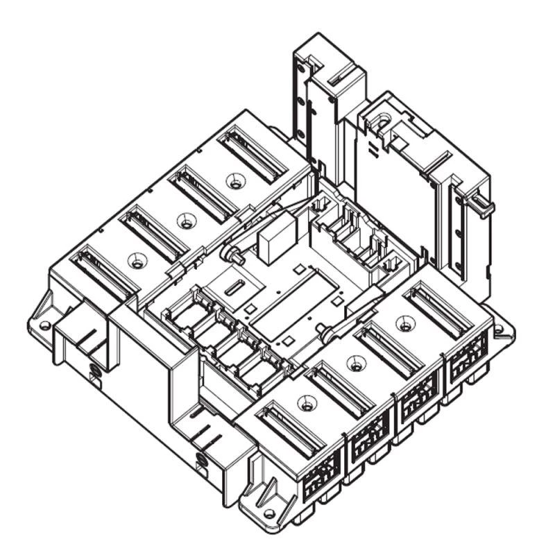 Legrand Основание выкатное 3п DPX3 1600 подкл. спереди Leg 422586