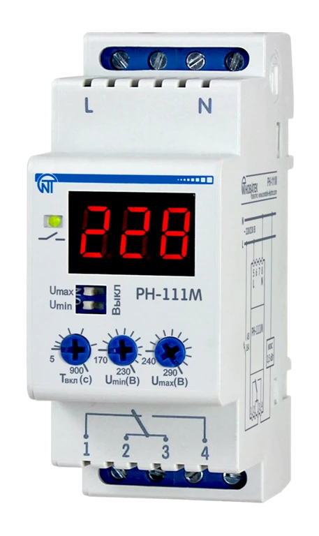 Реле напряжения РН-111М 1ф НовАтек-Электро 3425601111