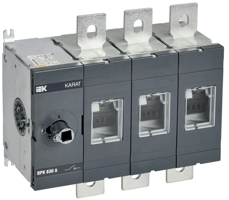 IEK Выключатель-разъединитель ВРК 3п 630А без рукоятки KARAT  KA-VR10-3-0630