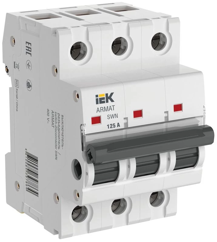 IEK Выключатель-разъединитель SWN 3п 125А ARMAT  AR-SWN-3-125