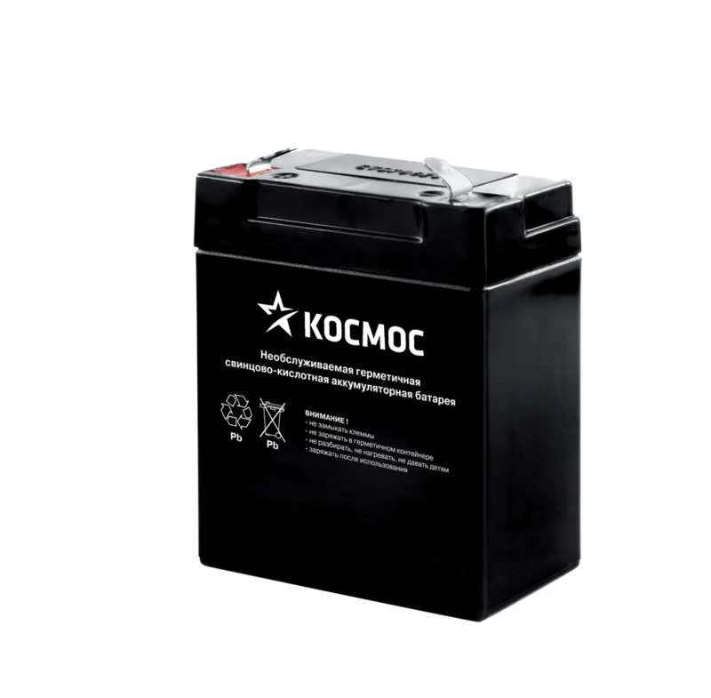 КОСМОС Аккумулятор 4В 900мА.ч для фонарей 6010LED 6010LED_radio7005LED Космос KOCAccu4V0.9Ah