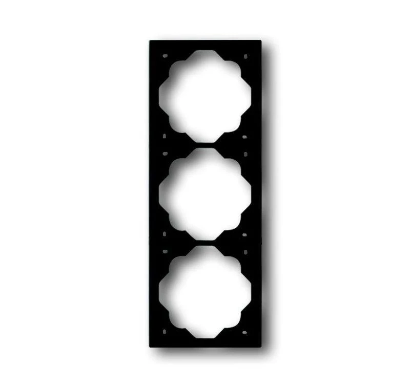 ABB Рамка 3-м impuls черн. бархат  2CKA001754A4426