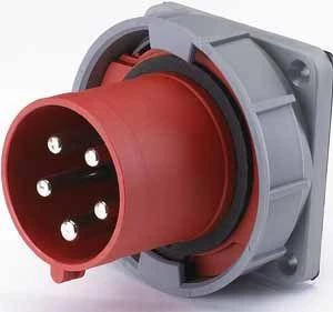 DEKraft Вилка щитовая 635 63А 3P+PE+N 380В IP67 ВЩ-102 26067DEK