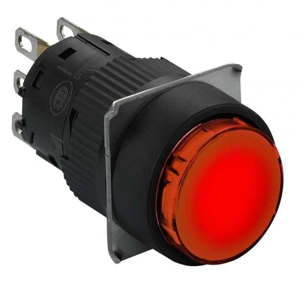 Schneider Electric Кнопка круглая 16мм пружинный возврат красн. SchE XB6EAA41P