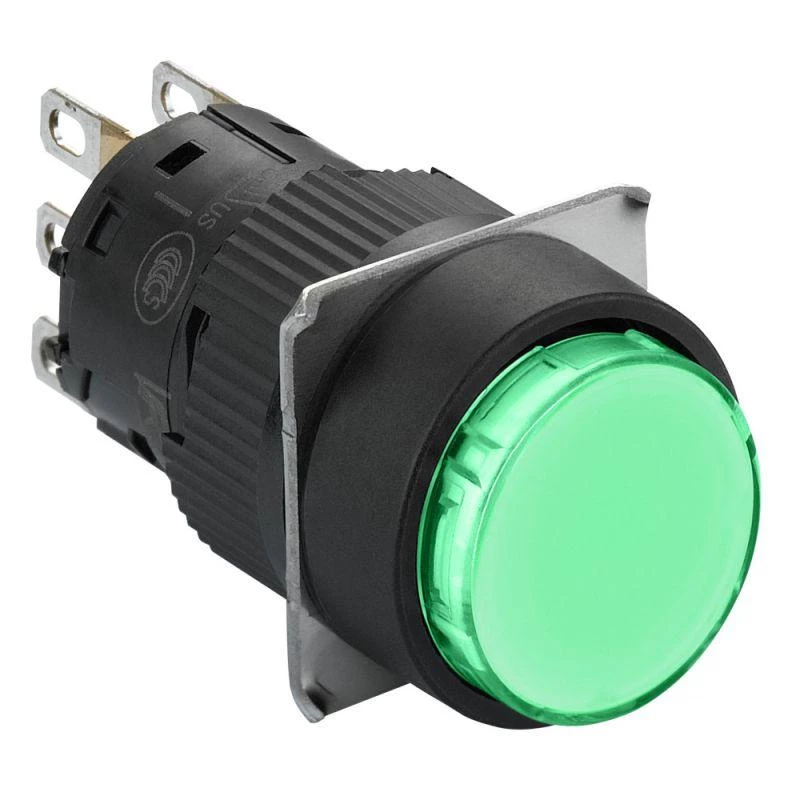 Schneider Electric Кнопка 16мм 1С/О пруж. возвр. зел. SchE XB6EAA31P