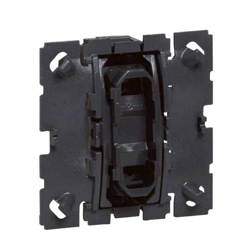 Legrand Выключатель 1-кл. 1п 2мод. СП Celiane 10А IP21 230В 10AX механизм сер. Leg 067002