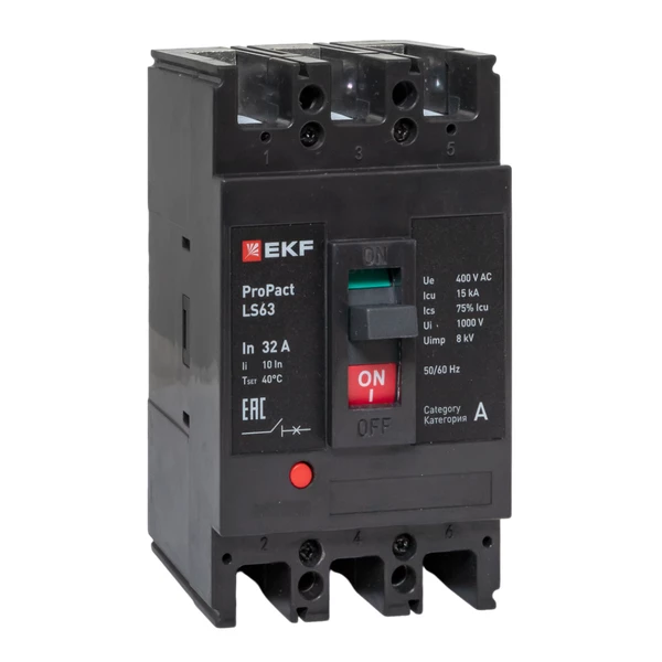 Фото EKF mccb-63-15-3-32-ls