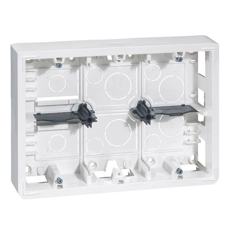 Legrand Коробка монтажная ОП 2х3х2мод. Г=50мм Mosaic съемный вход 40х20мм Leg 080276