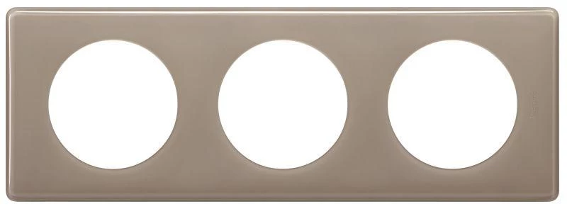 Legrand Рамка 3-м Celiane кофейн. глянец Leg 066613