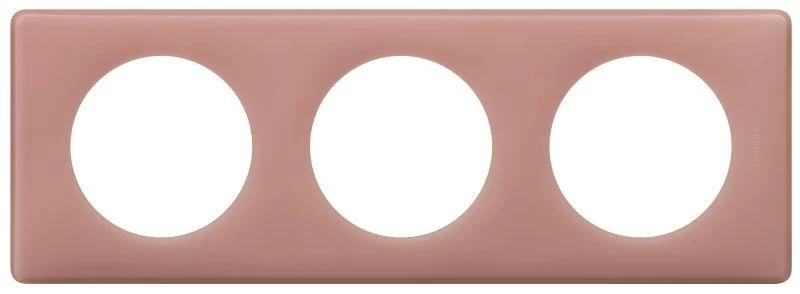 Legrand Рамка 3-м Celiane перкаль розе Leg 066763