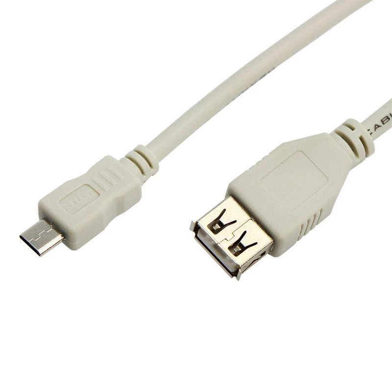 Rexant Шнур micro USB (male) - USB-A (female) 0.2м  18-1161