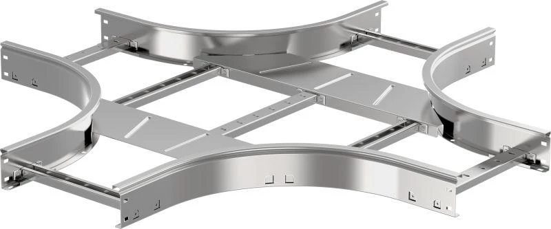 IEK Ответвитель для лотка Х-образ. 80х200 R300 LESTA  CKR04-4-080-200