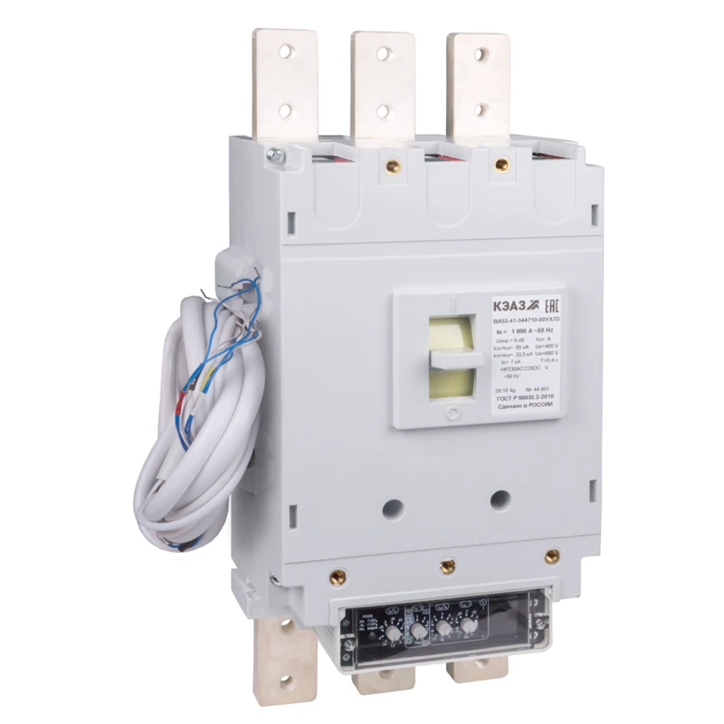 КЭАЗ Выключатель автоматический ВА52-41-321810 1000А 3200 690AC НР230AC/220DC УХЛ3  295682