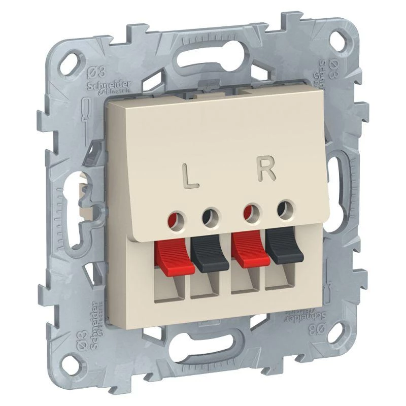 Schneider Electric Аудиорозетка UNICA NEW беж. SchE NU548644
