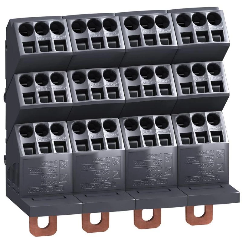 Schneider Electric Колодка распределительная POLYBLOC 250А 4P для шкафа SchE LVS04034