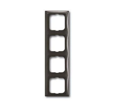 ABB Рамка 4-м Basic 55 chateau-black  2CKA001725A1509