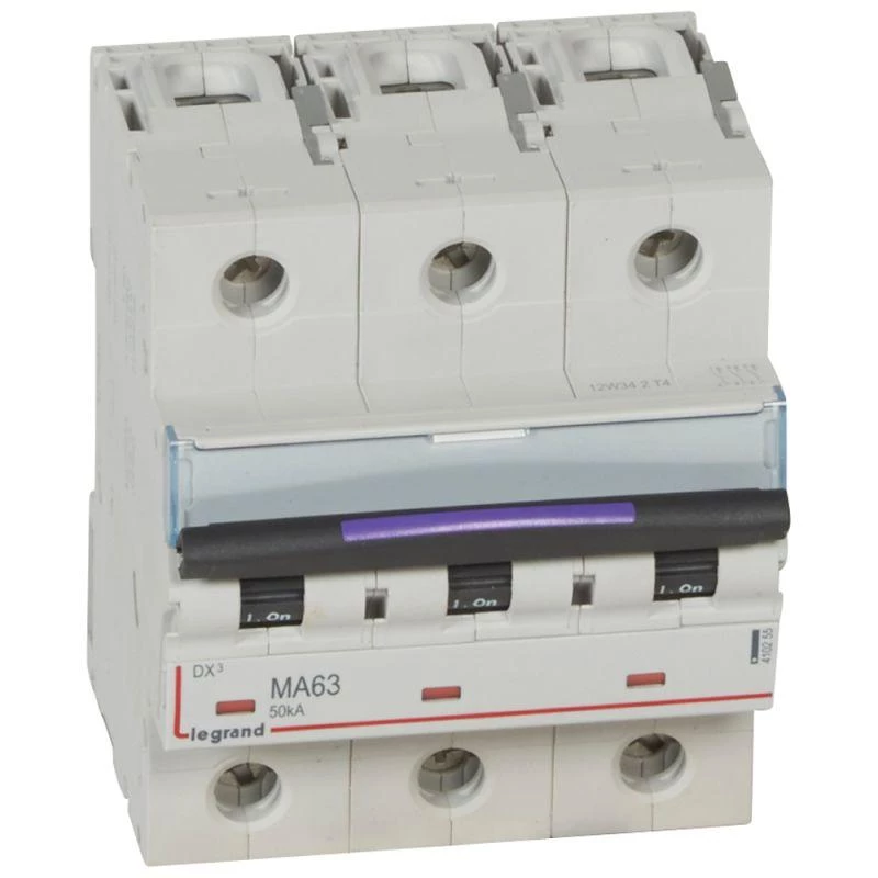Legrand Выключатель автоматический модульный 3п MA 63А 50кА DX3 Leg 410255
