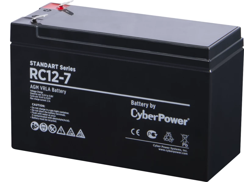 CyberPower Батарея аккумуляторная SS 12В 7А.ч  1000527456
