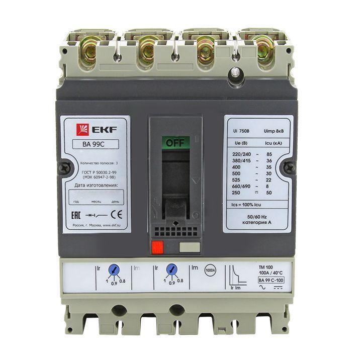 Фото EKF mccb99C-100-63+N