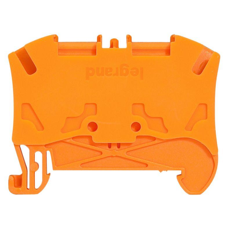 Legrand Клемма пруж. 4кв.мм шаг 5мм Viking3 оранж. Leg 037220