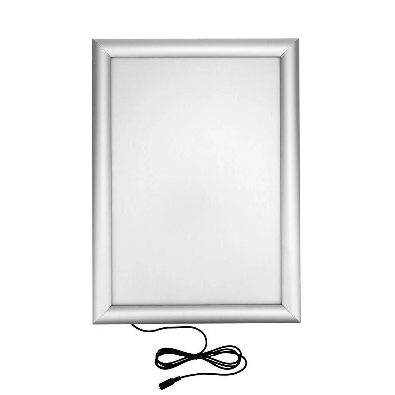 Панель светодиодная световая подвесная двухсторонняя Постер Clip 420х594 (тросы 2шт х 2м с креплениями к плоскости) Rexant 670-1217