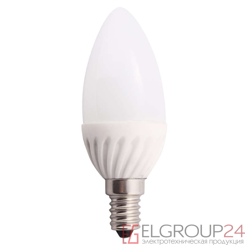 Лампа светодиодная HLB 07-36-W-02 7Вт свеча 3000К тепл. бел. E14 500лм 165-265В NLCO 500204 0