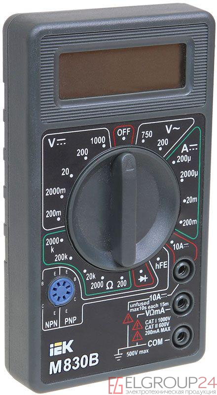 Мультиметр цифровой Universal M830B IEK TMD-2B-830 0