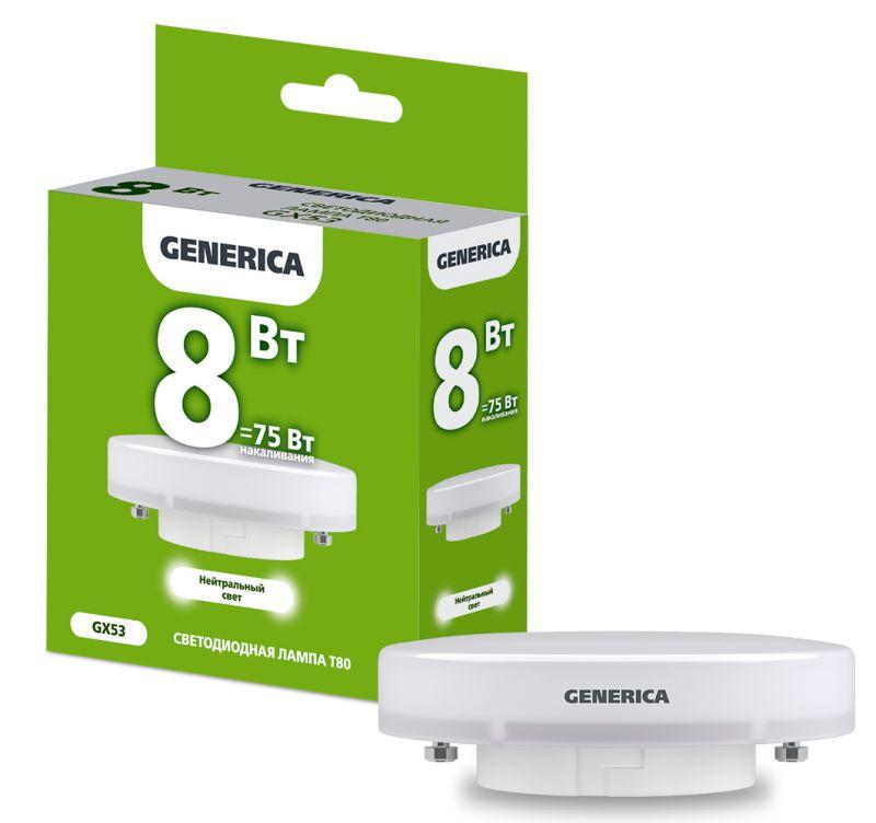 Фото GENERICA LL-T80-08-230-40-GX53-G