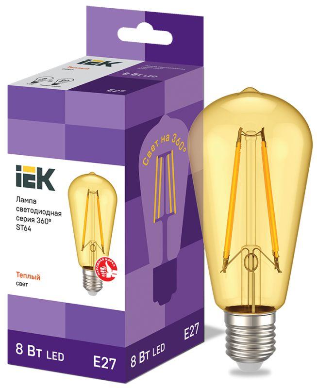 Фото IEK LLF-ST64-8-230-30-E27-CLG