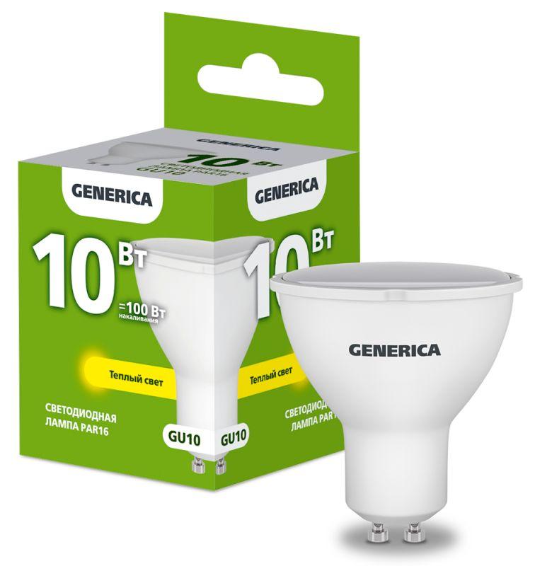 Фото GENERICA LL-PAR16-10-230-30-GU10-G
