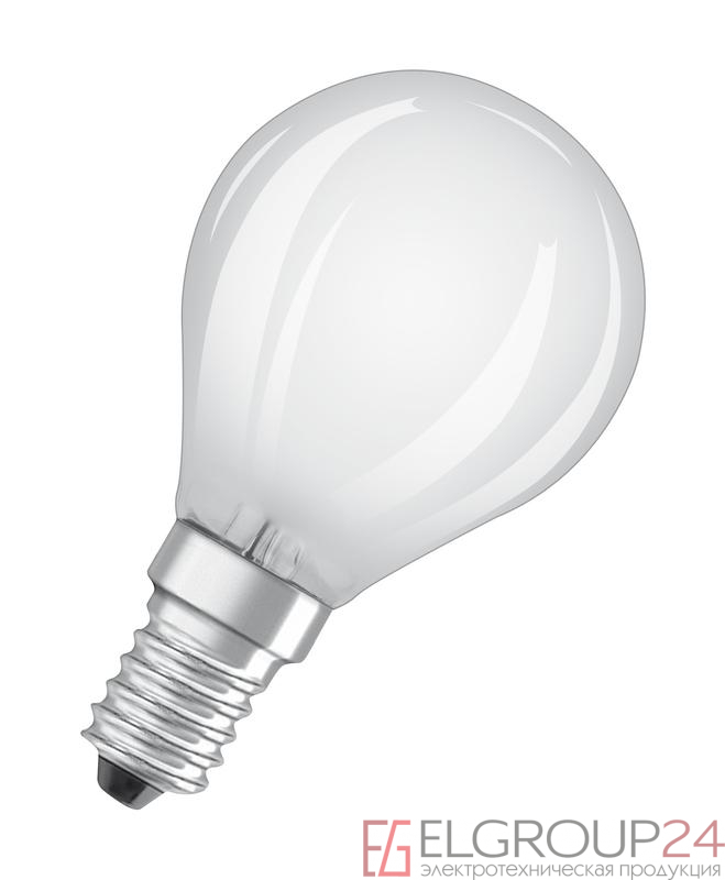 Лампа светодиодная филаментная LED SUPERSTAR+ CL P GL FR 40 dim 3.4W/940 3.4Вт 4000К нейтр. бел. E14 470лм P угол пучка 320град. 220-240В диммир. (замена 40Вт) матов. стекло OSRAM 4058075603219 0
