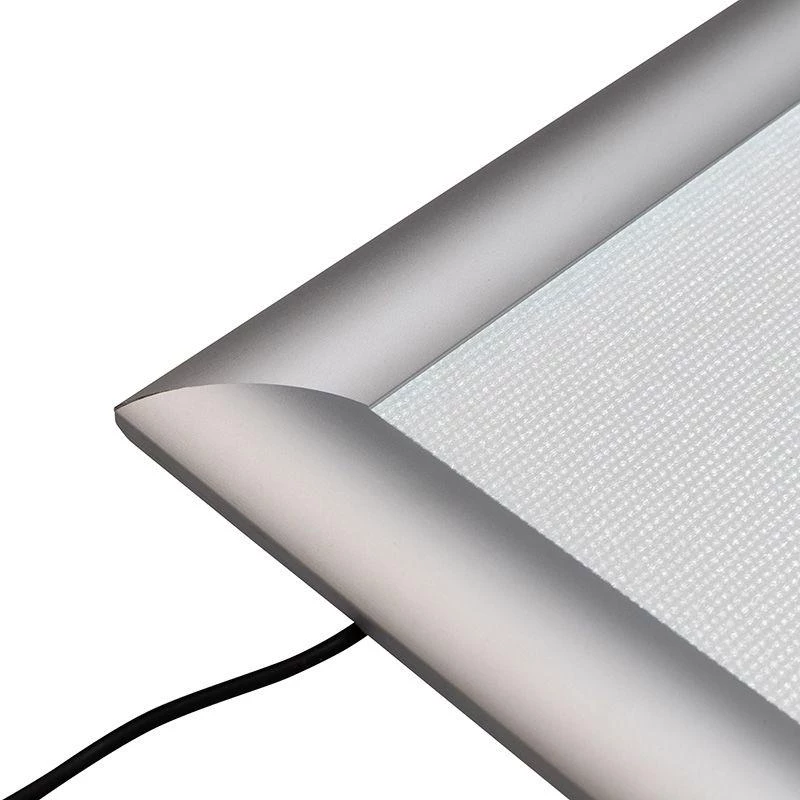 Панель светодиодная световая подвесная двухсторонняя Постер Clip 1000х1400 (тросы 2шт х 2м с креплениями к плоскости) Rexant 670-1224