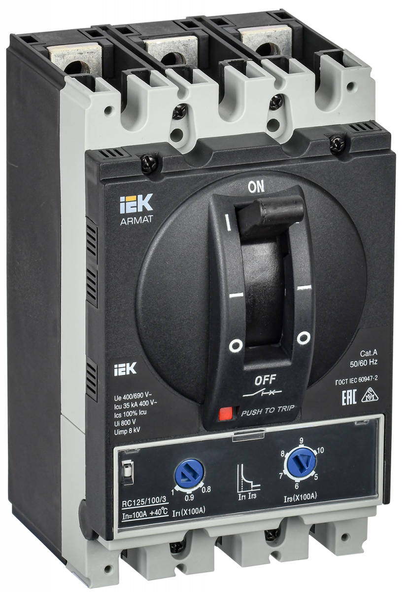 Фото IEK AR-MCCB-3A-035-0100A-ATUC