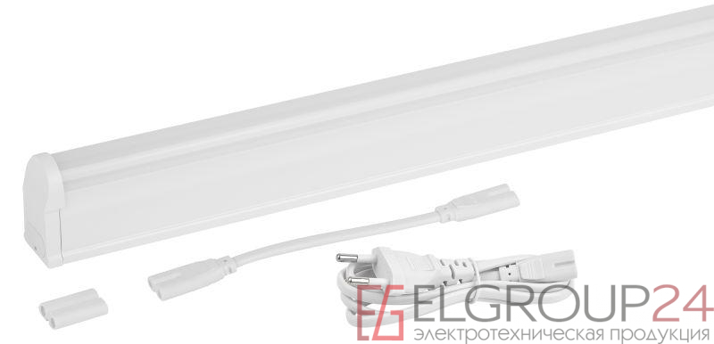 Светильник светодиодный LLED-01-08W-6500-W 8Вт 6500K L572мм линейный с выключателем Эра Б0033304