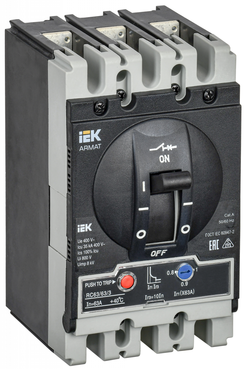 Фото IEK AR-MCCB-3S-035-0063A-ATUC