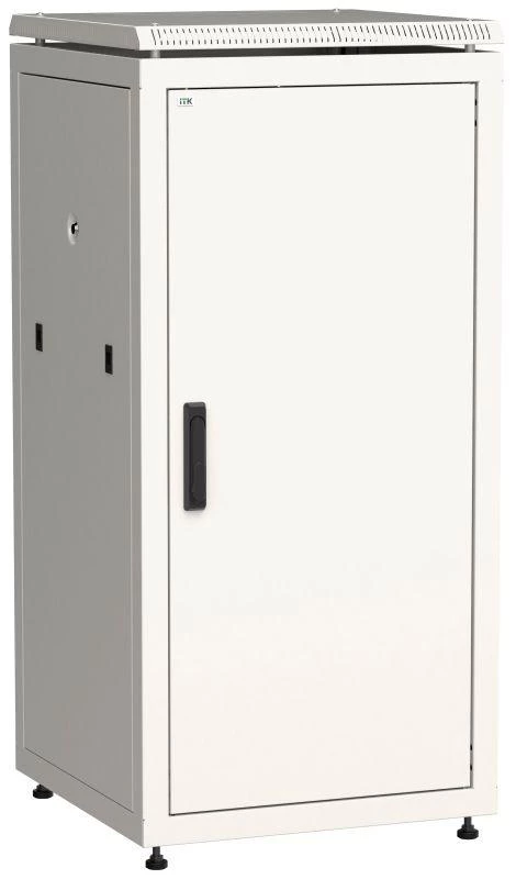 Шкаф сетевой 19дюйм LINEA N 24U 600х800мм металлическая передняя дверь сер. ITK LN35-24U68-M