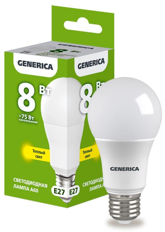 Фото GENERICA LL-A60-08-230-30-E27-G