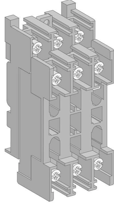 Блок подвижный на 9 проводов (100-250) SE SPC-A9PM-01-06