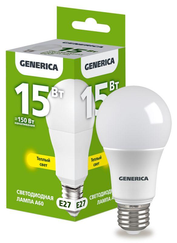 Фото GENERICA LL-A60-15-230-30-E27-G