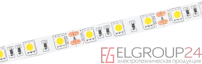 Лента светодиодная LED LSR-5050W60-14.4-IP20-12В (уп.3м) IEK LSR2-2-060-20-3-03