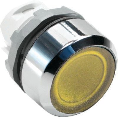 Кнопка MP2-21Y с фикс. с инд. желт. ABB 1SFA611101R2103