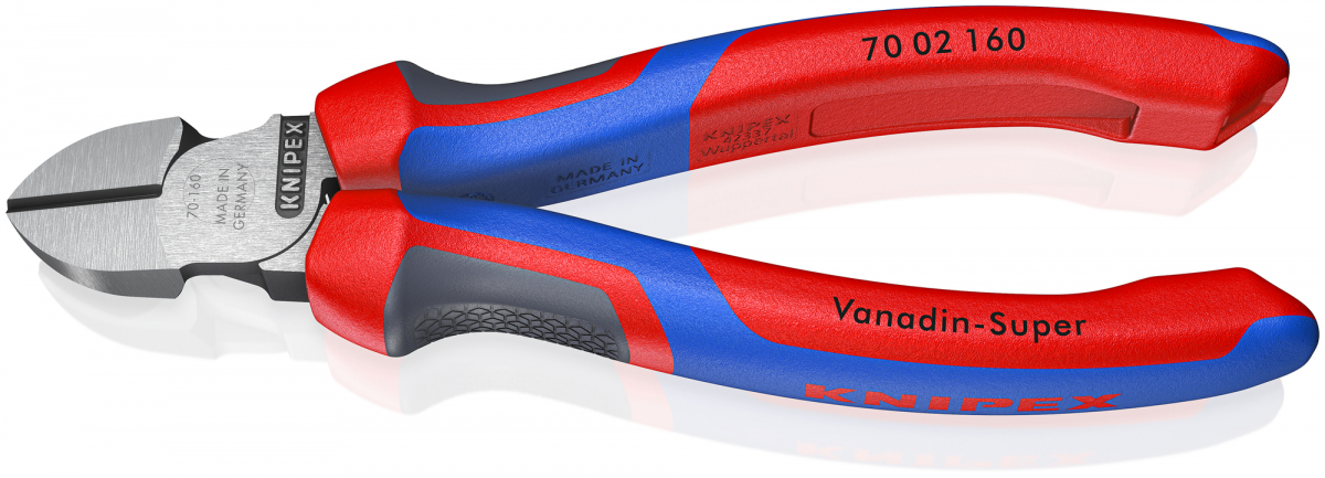 Бокорезы L-160мм твердость кромок 62 HRC черн. Knipex KN-7002160
