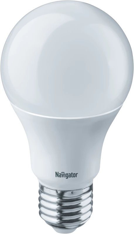 Лампа светодиодная 94 387 NLL-A60-10-230-2.7K-E27 10Вт грушевидная 2700К тепл. бел. E27 750лм 176-264В Navigator 94387