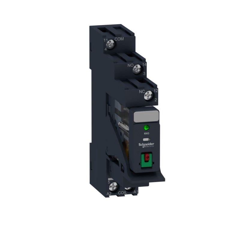Schneider Electric Комплект ZELIO реле/колодка/скоба/маркировка/вар. 10А 230В SchE RXG12P7PV